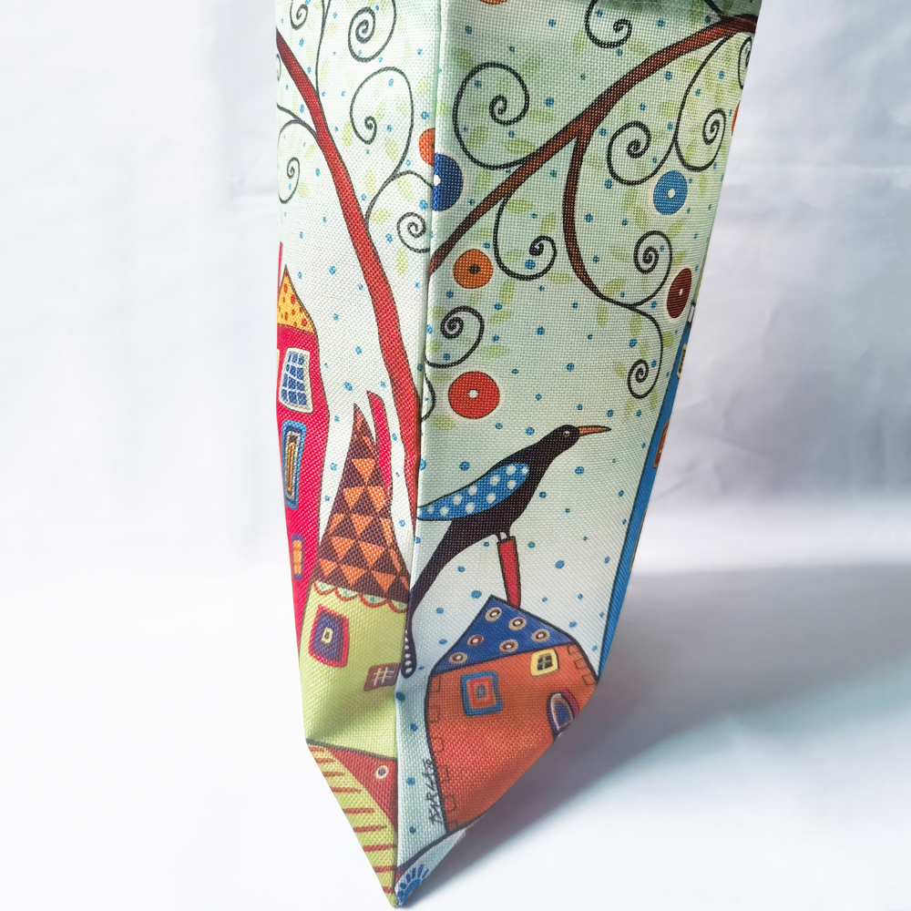 Morgen leraar avontuur dames shopper tas beide kanten schoudertas handtas kunst casual canvas dames boodschappentassen