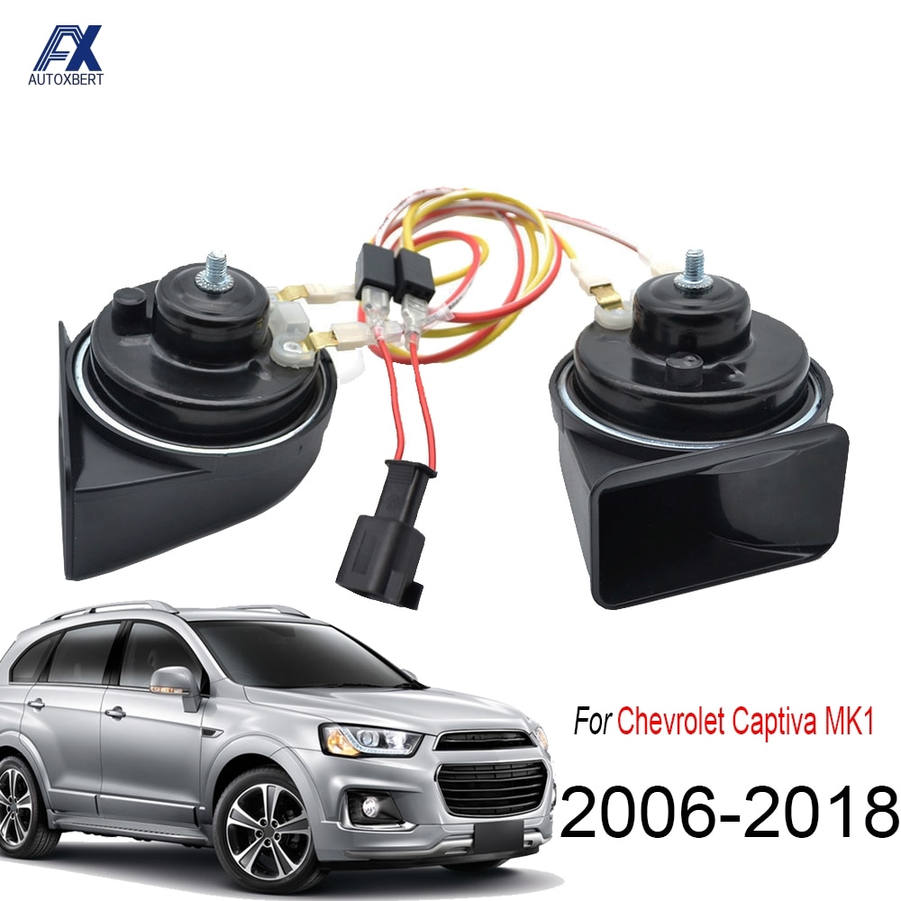 125db 410/510Hz Dual Ton Schnecke Horn Für Chevrolet Captiva 2006 2007
