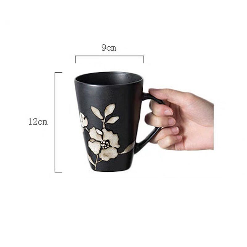 Japanese Handmade Ceramic Dinnerware Dinner Plate Lunch Plate Water Cup Fruit Wedding Decor Tableware Kitchen Utensil: Mug