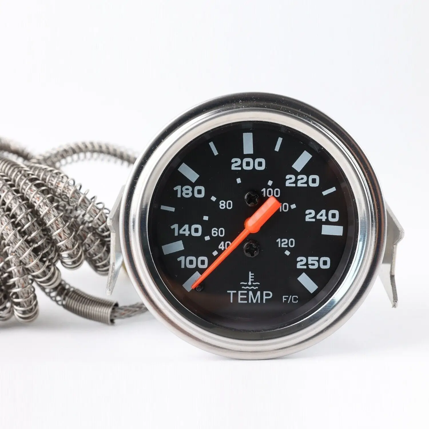 40-120 ℃ /100-250 ℉ 2 "52 MM Mechanische Watertemperatuurmeter 12 V Watertemperatuurmeter Auto Meter Met Sensor NPT 1/2