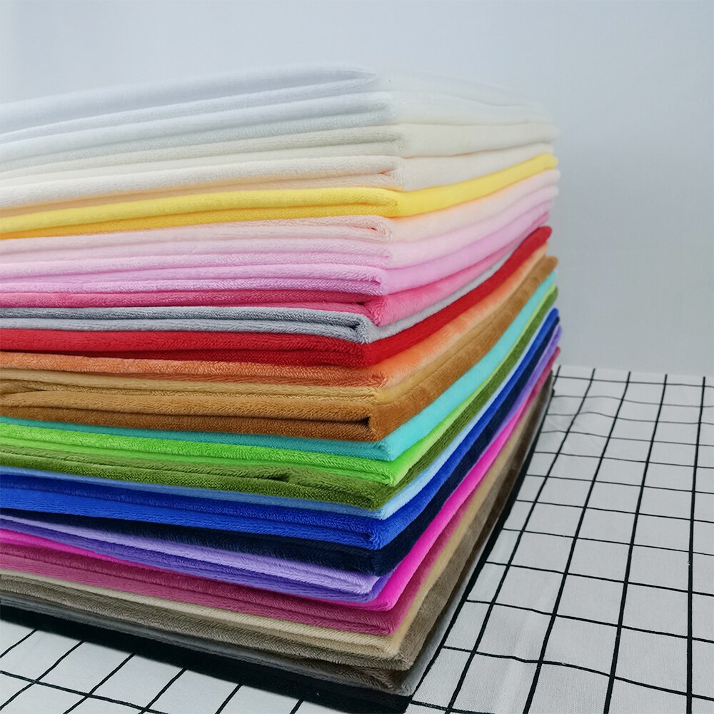 40 x 25cm kort mjukt plyschtyg super för att sy dockor gör-det-själv handgjort hemtextiltyg för leksaker flanell