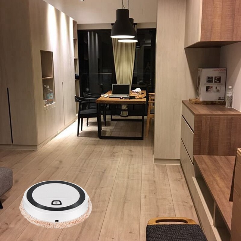 Vacuum Robot Vacuum Portable Automatic Domestic Cleaner Floor Sweeper,USB Mopping Robotic Cleaning for Hair Carpet