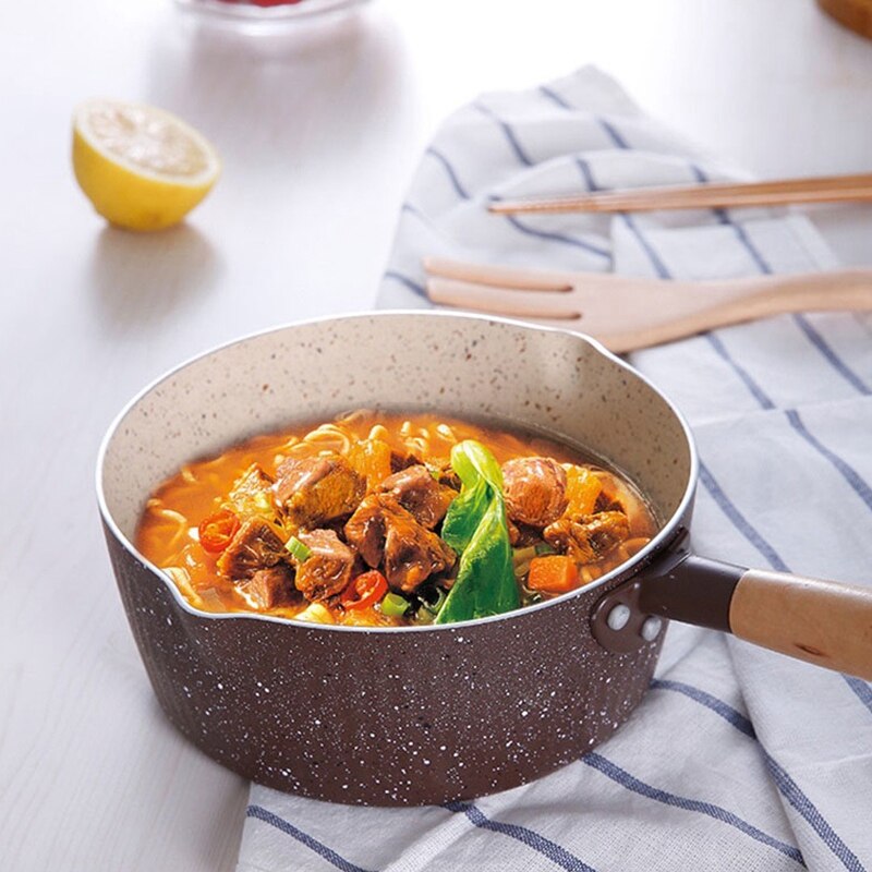 Keuken kookpot maifan steen antiaanbak kook noedels melk soep potten japanse stijl sneeuw pan fornuis universeel kookgerei