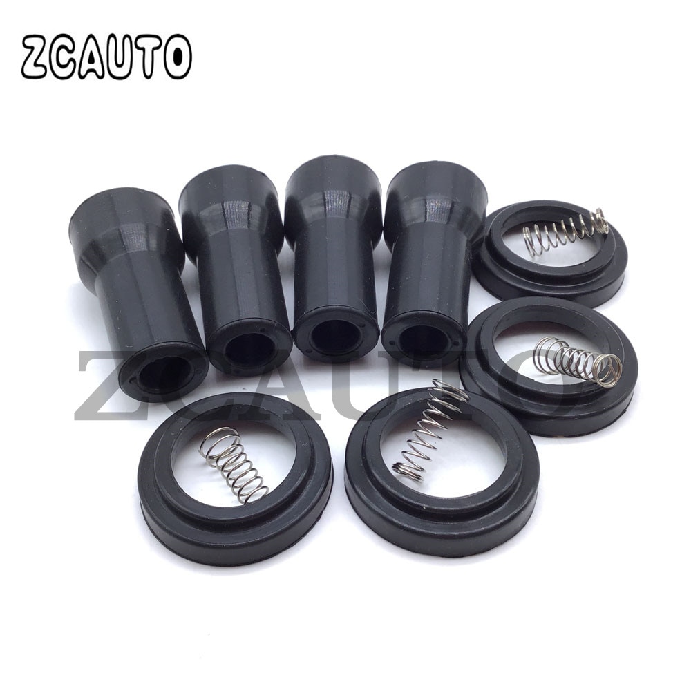 Ignition Coils Rubber Boot Pack With Spring For Hyundai Accent Kia Rio L4 1.6 UF499 27301-26640 C1543 0986221077