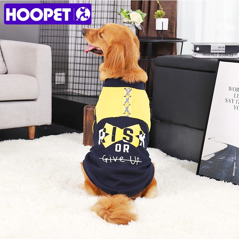 HOOPET Hond Kleren Sport Warme Overalls Voor Grote Honden Kleding Grote Hond Jas Jas Golden Retriever
