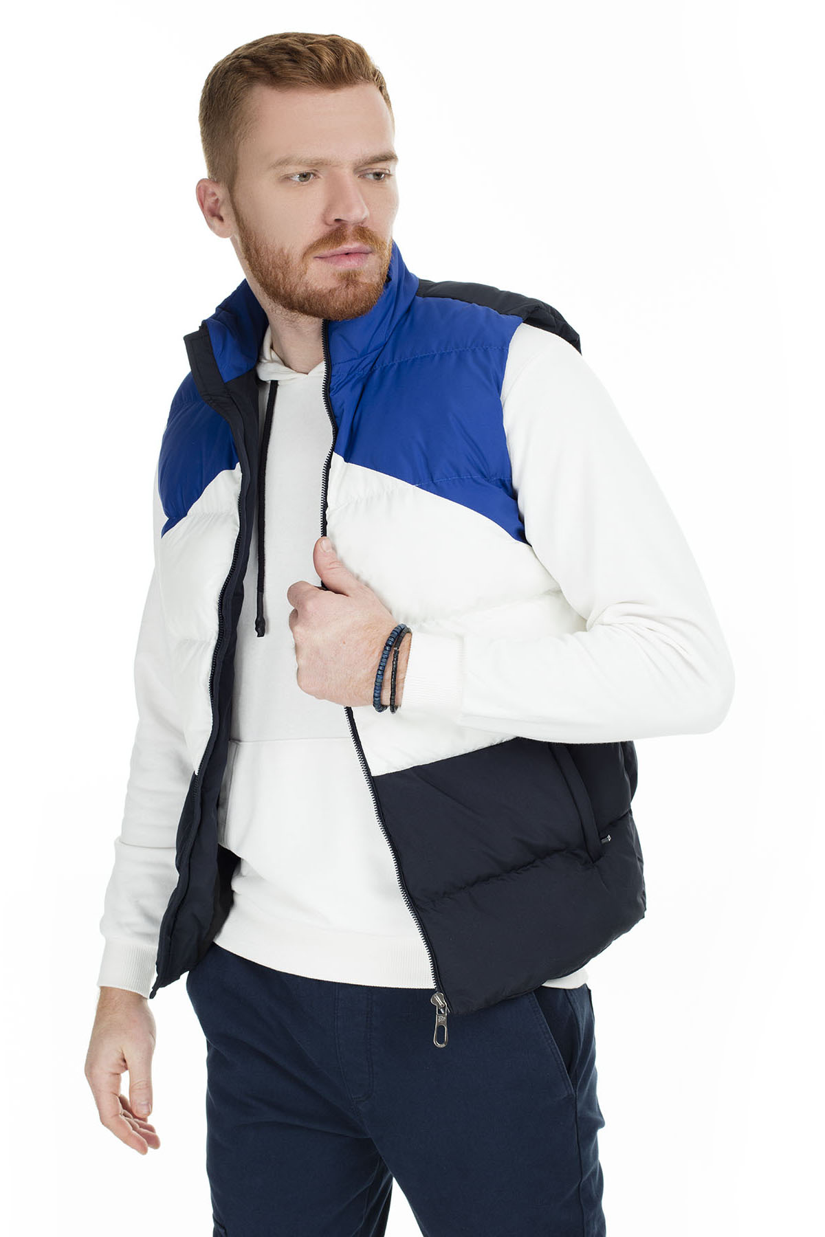 Buratti Rechtop Kraag Slim Fit Vest Mannen Vest 5622352 W0