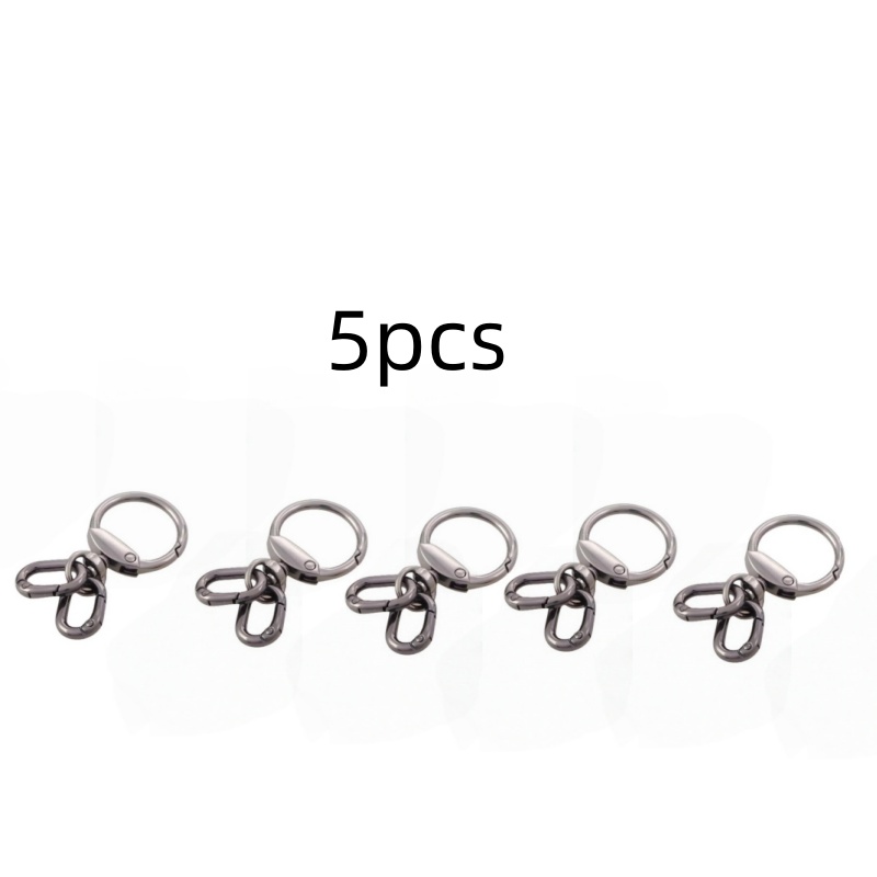 Ensemble de porte-clés robuste: Clips multifonctionnels à anneau en D et mécanisme de verrouillage sécurisé pour système de gestion des clés de bureau: Orange