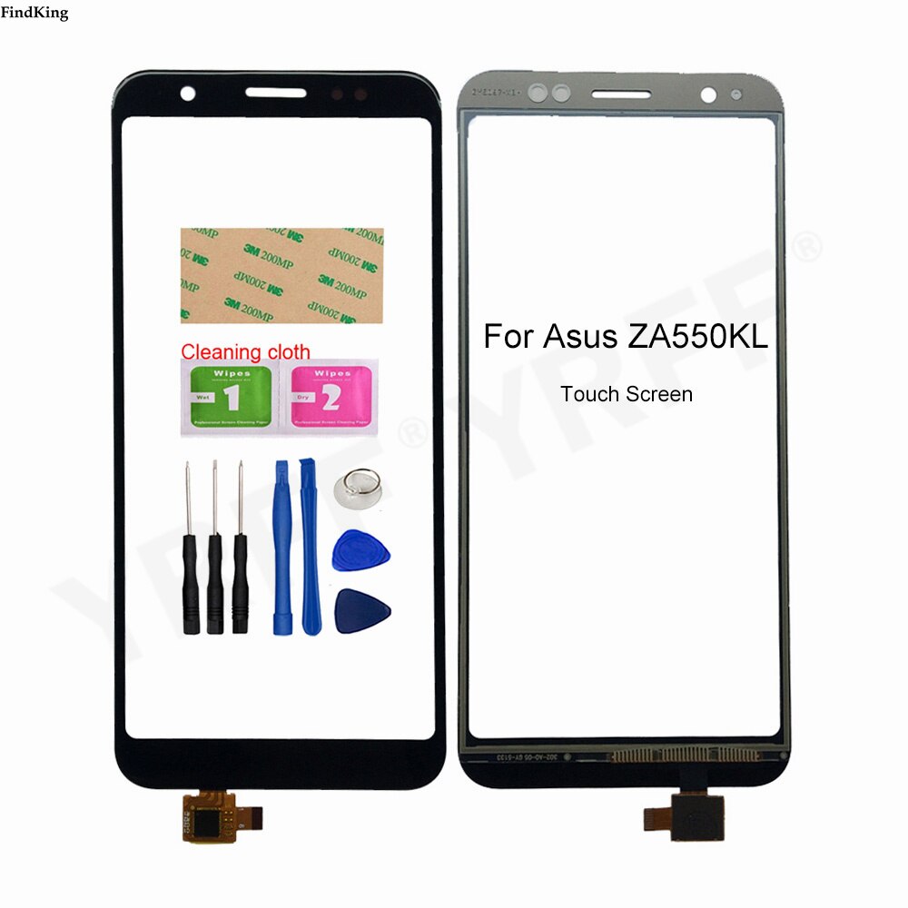 5.5 &#39;&#39;Touch Screen Voor Asus Zenfone Zenfone Live L1 ZA550KL Touch Screen Digitizer Sensor Glas Panel Vervanging Deel