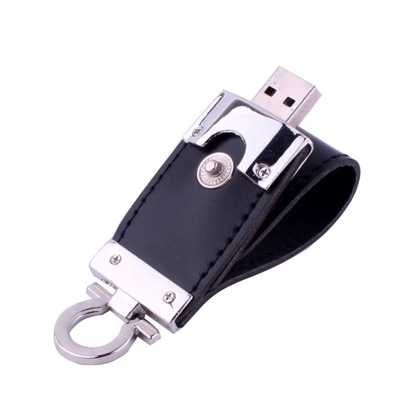 Leather keychain usb 3.0- flash drive 128 gb 32 gb 64 gb high-speed metal memory stick pen drives 16 gb red pendrive 8 gb usb 3.0- hard drive