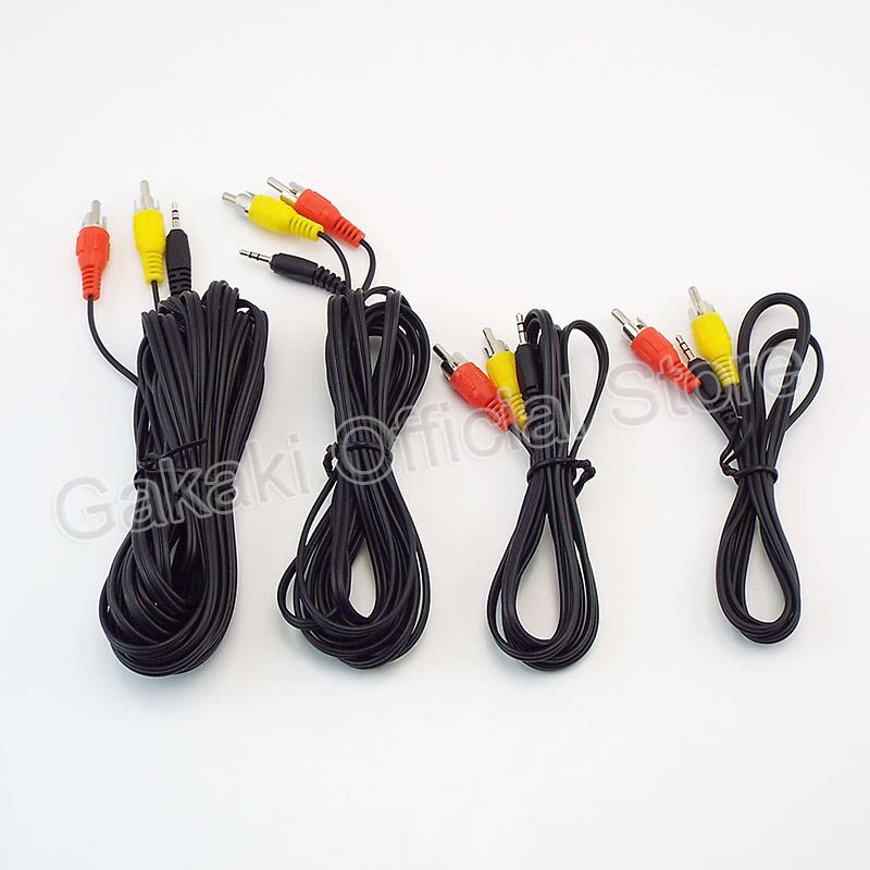 1M/1.5M/3M/5M 2.5mm Male Plug Jack to Dual RCA Connector Audio Splitter to 2 RCA Audio Cables
