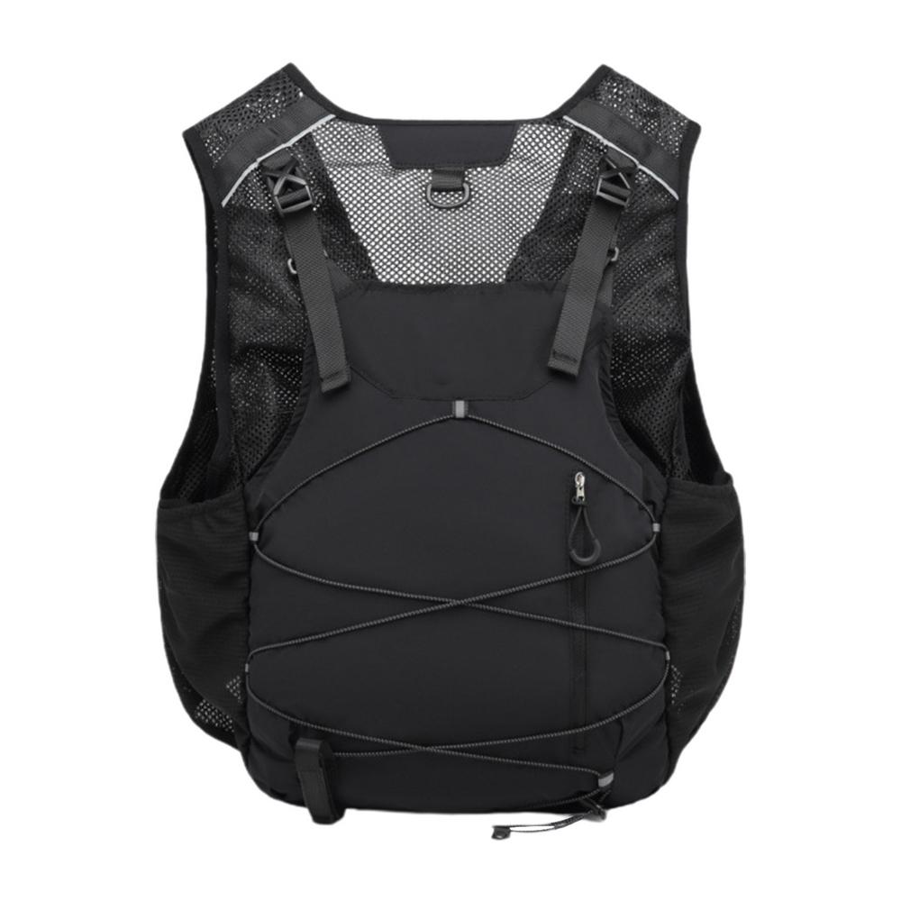 Chest Pack Cycling Water Vest Sports Utility Chest Pack With Built-In Phone Holder For Workouts Running Cycling: black color