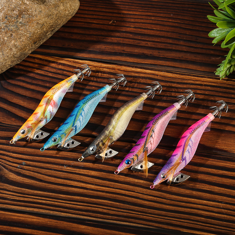 Isca de lula SQUID KING 3.0 # Lula gancho madeira camarão iscas gabaritos choco isca simulação realista silicone polvo isca