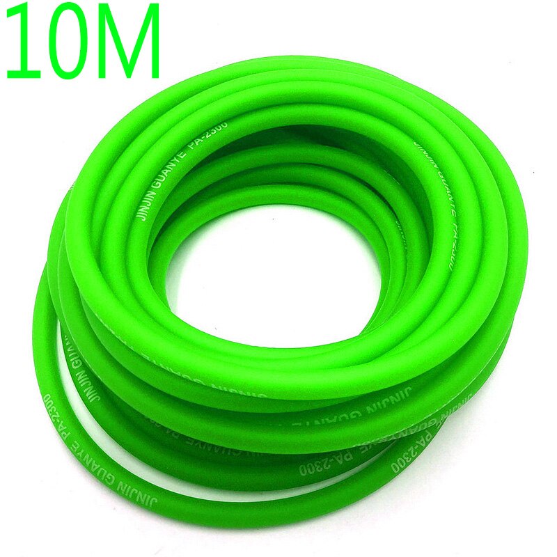 Tubes pour huile de carburant, 3 mètres, 5M, 10M, jaune, vert, rouge, bleu, pour moto, dirt bike, pit bike, ATV, monkey bike, motocross, scooter: 10M GREEN