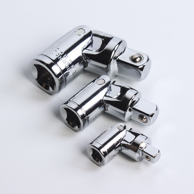 1/4 "3/8" 1/2 "Kruiskoppeling Set Ratchet Hoek Extension Bar Socket Adapter Handmatige En Pneumatische Buigbare Adapter socket Gereedschap