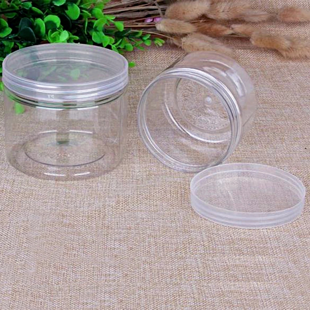 20Pcs Lege Helder Plastic Helder Cosmetische Potten Make Container Jar 30/50/60/80/100/120/150Ml Food Grade Sample Pot Container