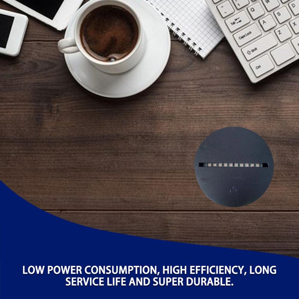 Kleurrijke Licht 7 Kleuren Touch Schakelaar Vervanging Led Lamp Bases Voor 3D Illusion Night Light Met Afstandsbediening Voor 3D Tafel bureau Lampen