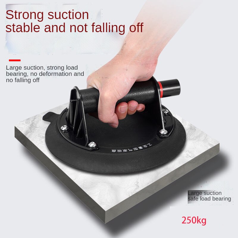 Vacuüm Zuignap 8Inch 250Kg Lager Capaciteit Zware Vacuüm Lifter Voor Graniet Tegel Glas Handmatig Tillen