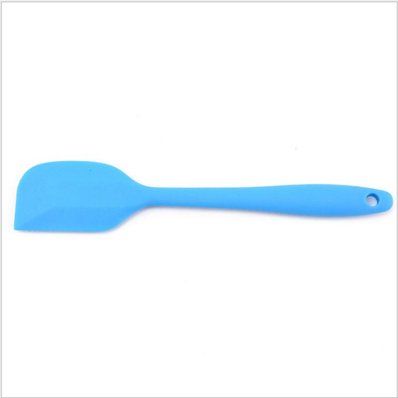 Small Silicone Spatula Kitchen Tool Silicone Butter Cake Spatula Pastry Tool Spatula Home Cake Tool Baking Tool: sky blue