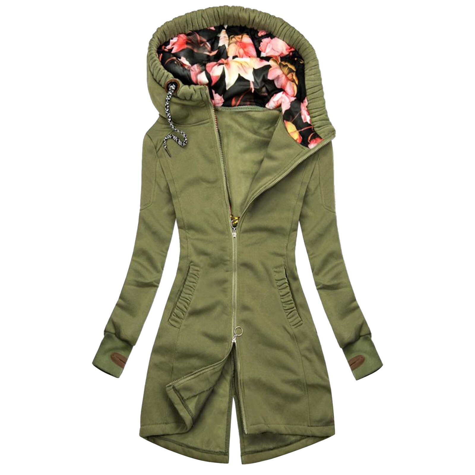 Parka Trench Pour Femme - Manteau Léger Double Boutonnage Avec Ceinture - Polyester - Taille S à XL
