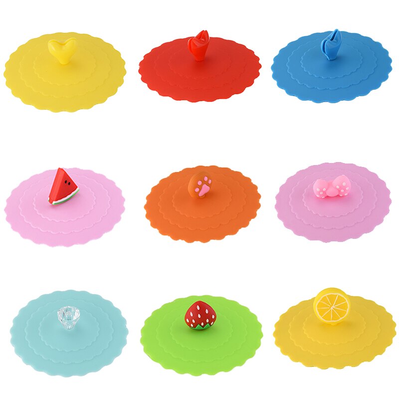 Couvercle de tasse en Silicone | En dentelle à motif de tasse, couvercle de bouteille, accessoires de cuisine pour le bureau à domicile, couvercles de tasses portables, perle offre spéciale 1 pièce