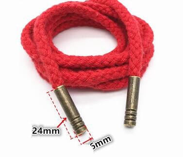 Pantalon de survêtement à tête en cuivre pour lacets de Sport, 1 pièce, cordon de serrage, corde tressée, ceinture, à capuche, bricolage, fournitures: C