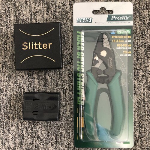 Proskit fiber stripper fiber cutter Fiber Cleaver Longitudinal slitter Large diameter Loose tube slitter Loose tube stripper: Slitter and 8pk326SI