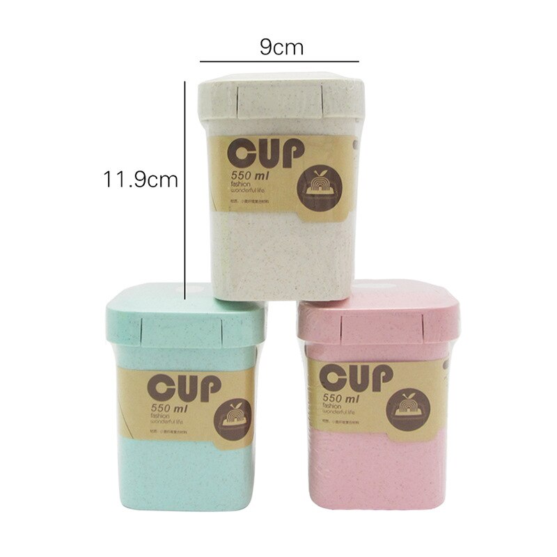 Boîte à soupe étanche de 600ml, boîte à déjeuner étanche, conteneur alimentaire carré , Bento de préparation de repas, boîte à déjeuner micro-ondes, bureau