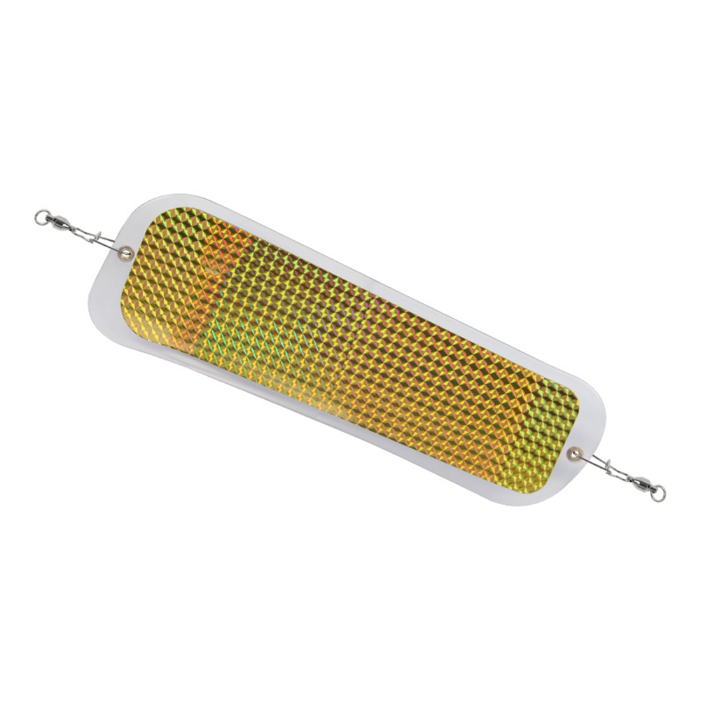 Reflective Diving Board Fishing Flasher Board Fishing Trip Green Wear-resistant Fishing Gear ABS Material Attracts Fish: Red