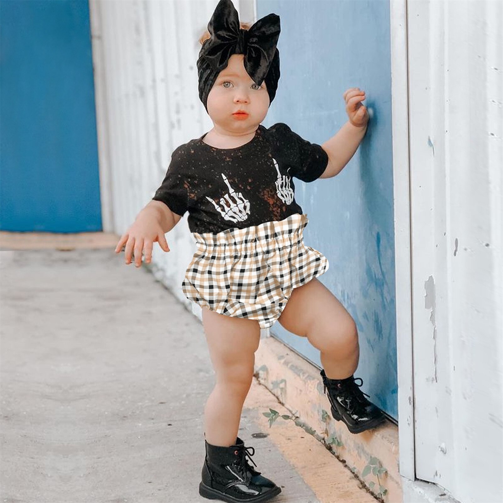 Toddler Baby Clothing Girls Shorts Summer Toddler Basic Plain Crushed Cotton Baby Kids Clothes Bloomers Loose Shorts 0-18m