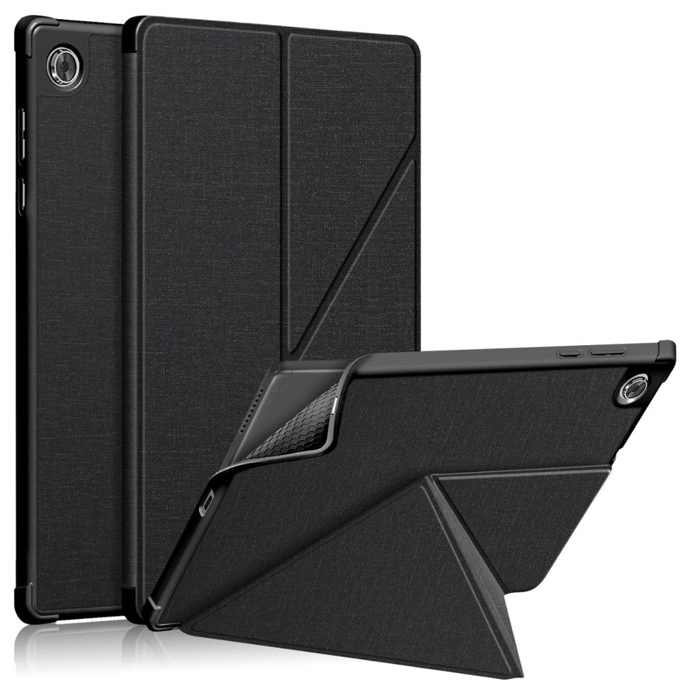 Til lenovo tab  m10 hd etui, cover til  m10 hd 2nd gen tb -x306f tb -x306x tablet taske: Bxjg sort