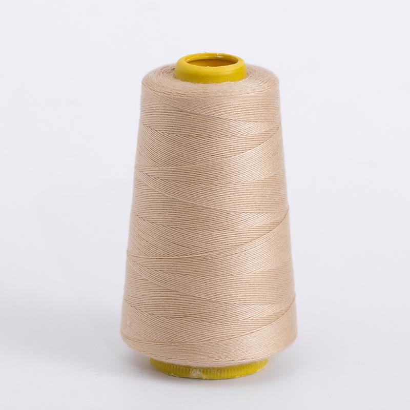 Hilo de coser grueso 203 de tela vaquera, hilo de coser de poliéster de Color, máquina de coser, costura doméstica, accesorios hechos a mano DIY: Castaño