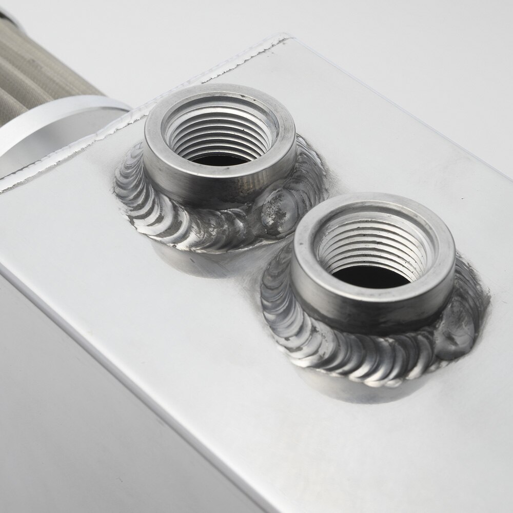 Epman Racing 2L Aluminum Universal oil catch can tank with breather &amp; drain tap 2LT baffled EP-JYH092