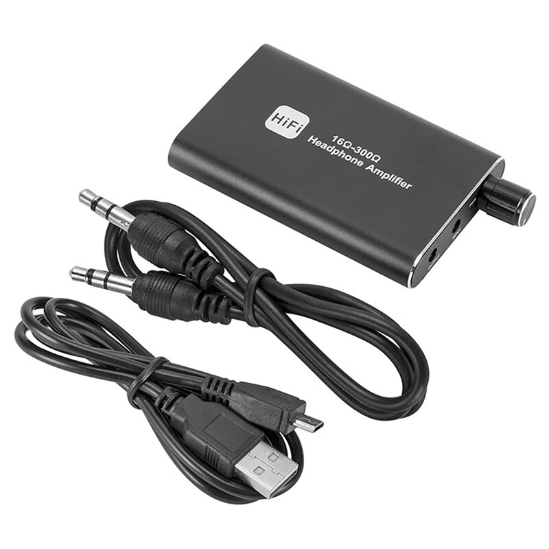 Hoofdtelefoonversterker hoofdtelefoonversterker 3.5mm stereo audio-ingangen volumeregeling