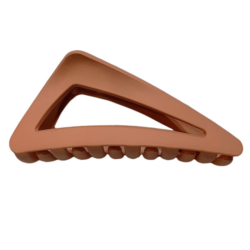 1 pinza para el pelo de Color caramelo para mujer, con textura mate para niñas, pinzas para el pelo para niñas, herramientas para estilizar el cabello, accesorios, pinzas para el cabello: OR