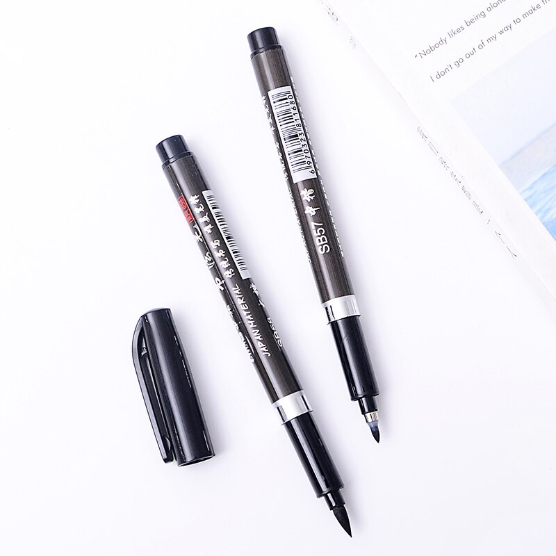 3 Pcs/Set Chinese Calligraphy Brush Pen for Signature Drawing Painting Art Writing Stationery School Student Supplies