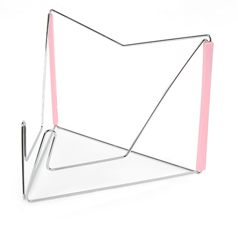 Notebook Reading Holder Foldable Adjustable Angle Stainless Steel Document Base Portable Storage Multifunction Book Stand