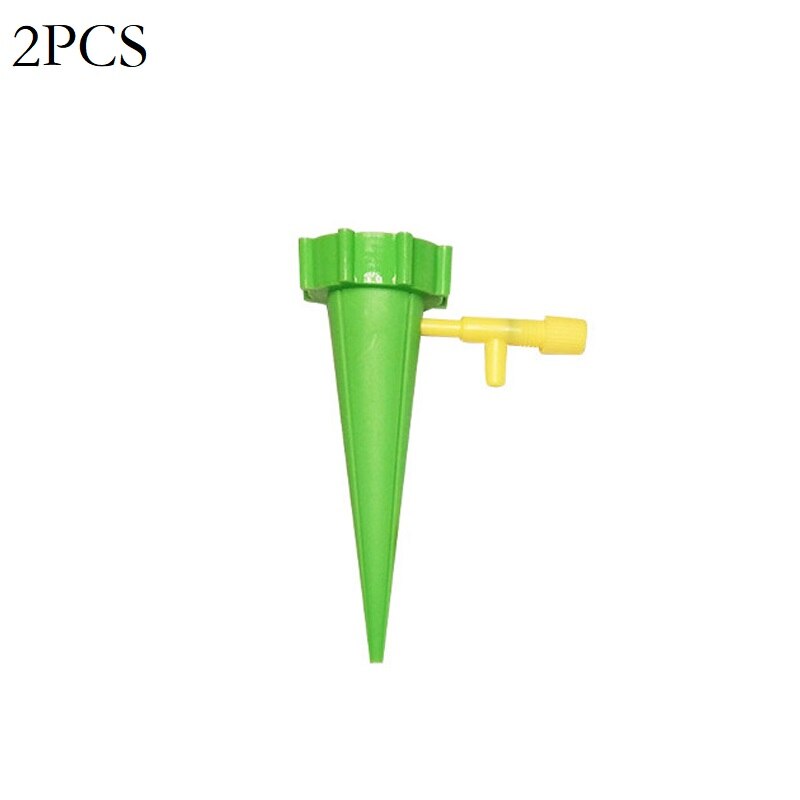 Herramienta de riego por goteo automático, pinchos para plantas de flores, suministros de jardín, dispositivo de autorriego útil, agua ajustable: 2pcs B