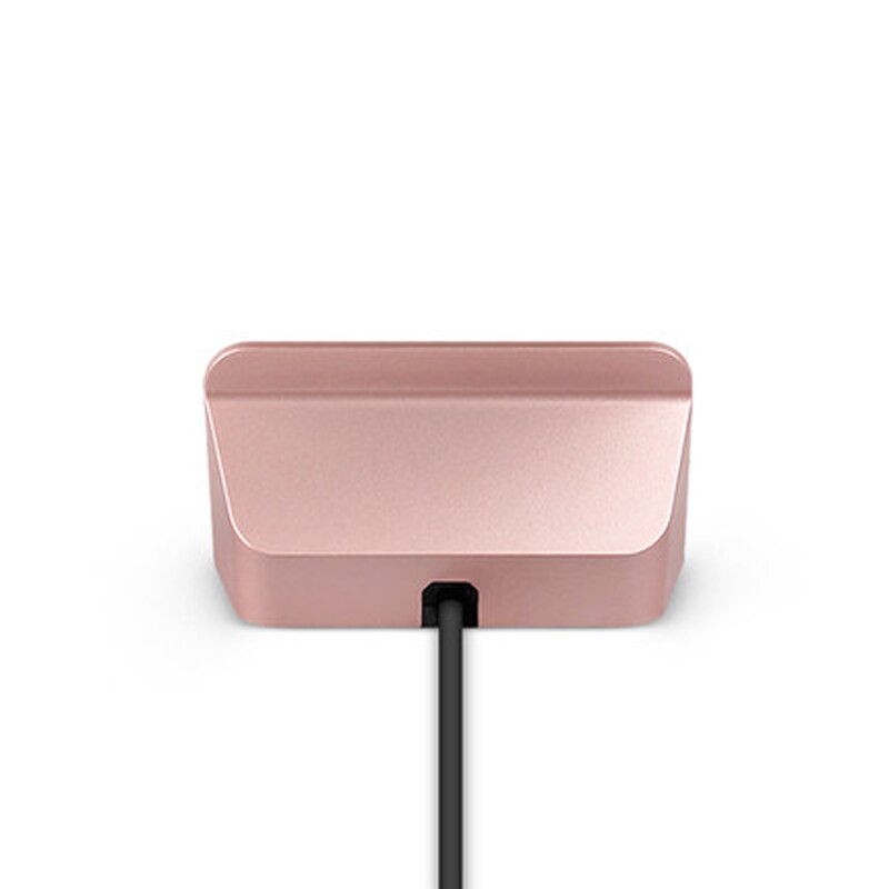 Estación de acoplamiento Micro USB tipo C, soporte de cargador para iPhone 7, 8, XS MAX, Samsung A50, A70, Note 10, Honor 7A, 7C, Y5, Y6: For Type C / Rose Gold