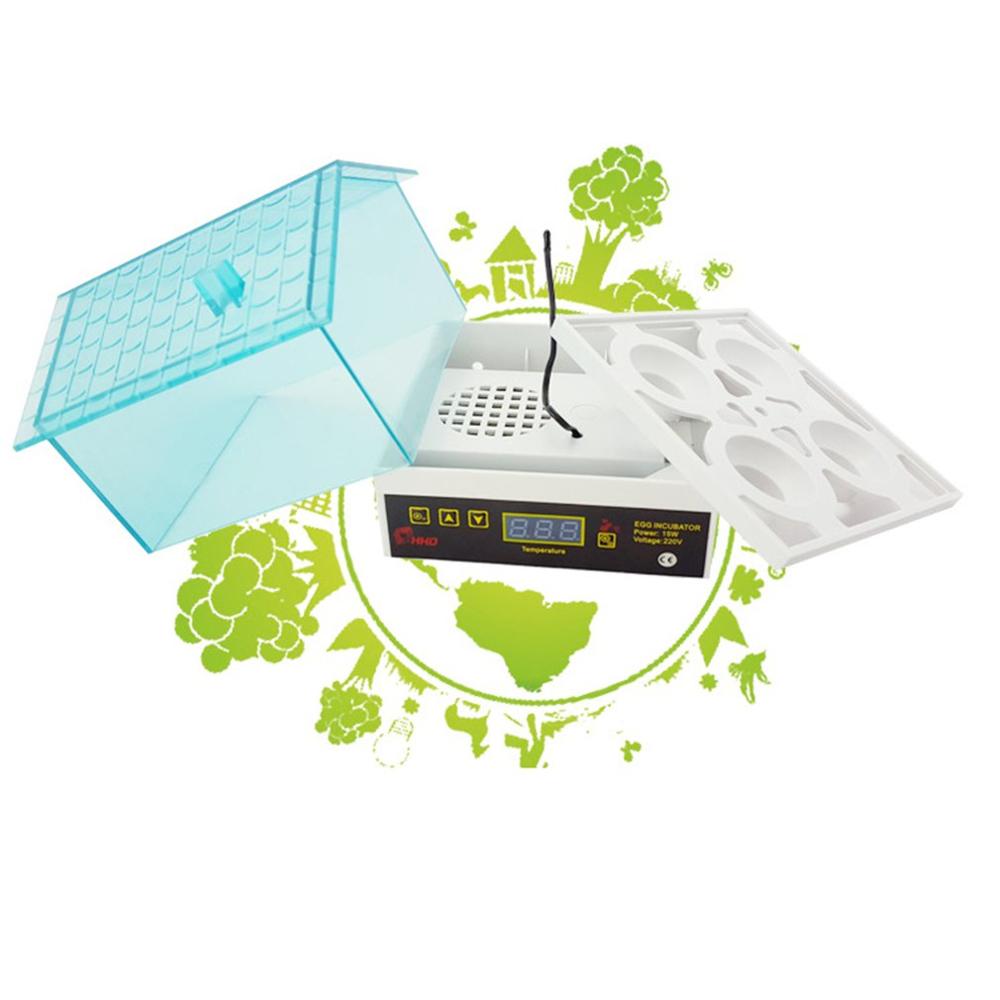 Mini Brooder Digital Temperature 4 Egg Hatchery Eg... Grandado