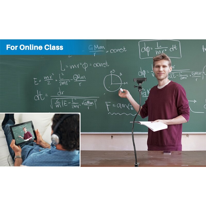 Camera Beugel Met Verbeterde Bureau Jaw Clamp Flexibele Zwanenhals Stand Voor Webcam Brio 4K C925E C922X C922