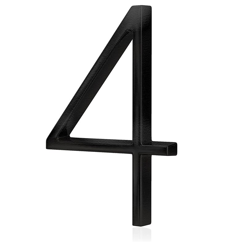 Best Stainless Steel Floating House Numbers, Metal House Numbers For Outside Modern, Garden Door Mailbox Decor Numbers: Lavender