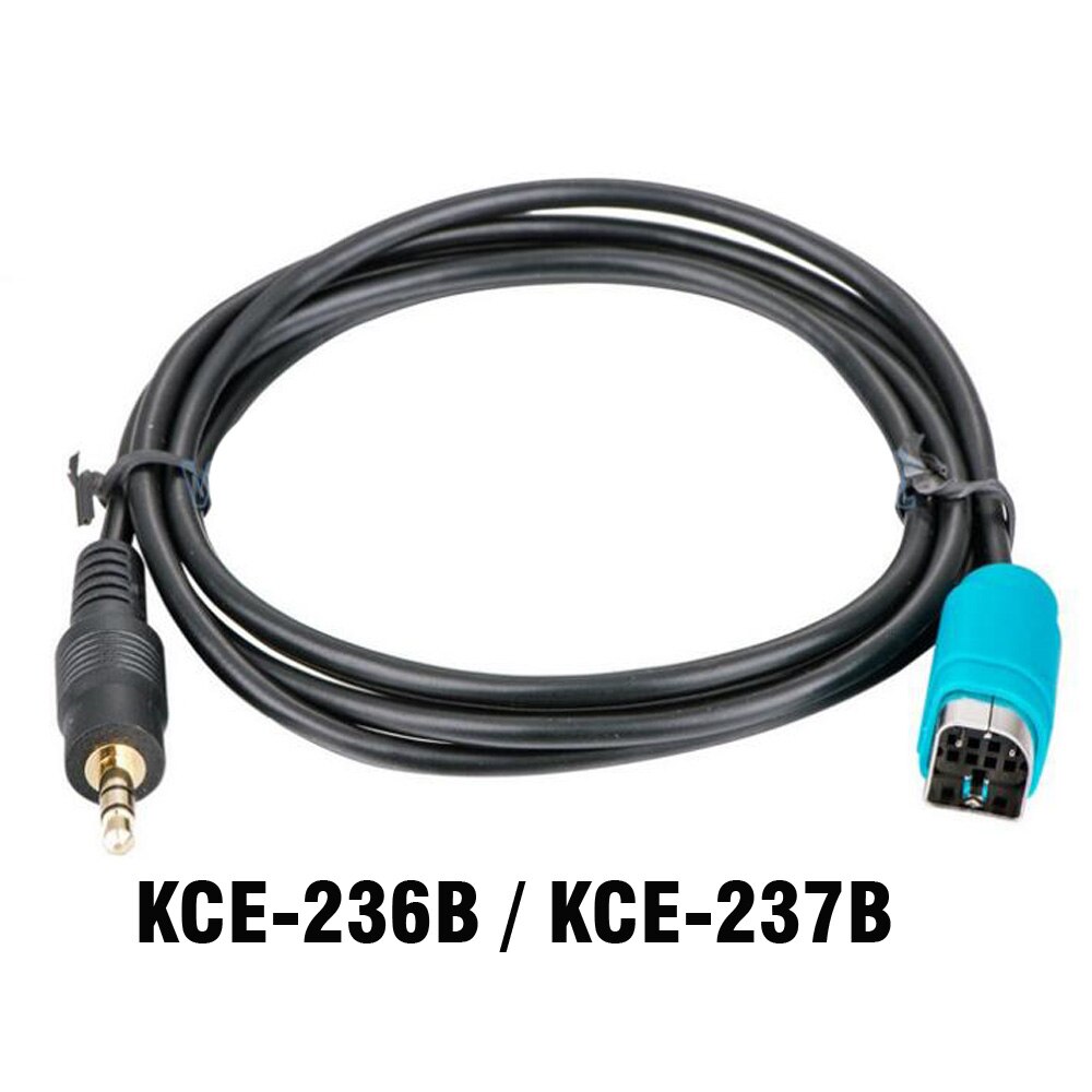 3.5mm Aux Kabel Audio Adapter voor ALPINE KCE-236B CDA-9884 CDA-9886M MP3/KCE-237B