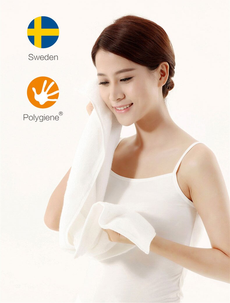 Xiaomi ZSH Polyegiene Antibacterical Towel Young Series 100% Cotton 5 Colors Highly Absorbent Bath Face Hand Towel