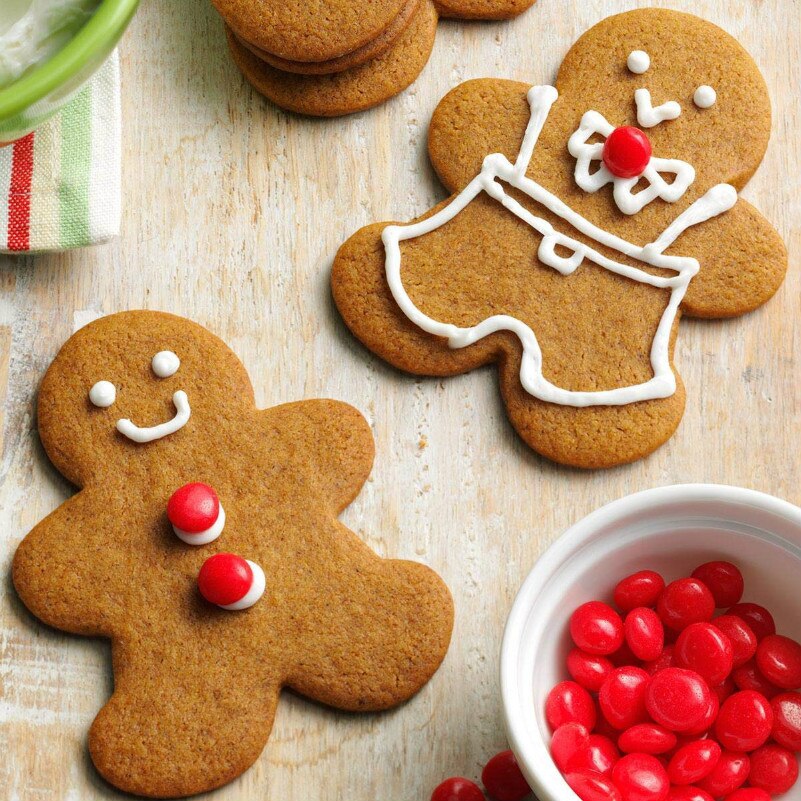 KENIAO Kerst Gingerbread Man Cookie Cutter Set-2 Stuk-Grote: 10.7x13 cm/Medium: 9.7x8.5 cm