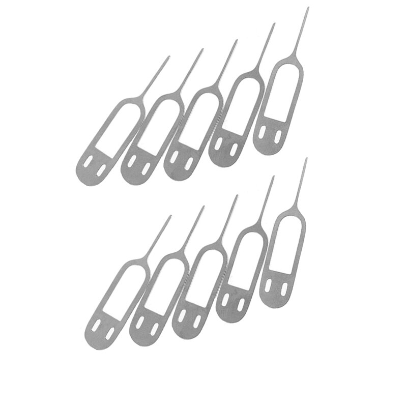 20-100pcs Metal Universal smile Sim Card Tray Pin Ejecting Removal Needle Opener Ejector For Mobile Phone