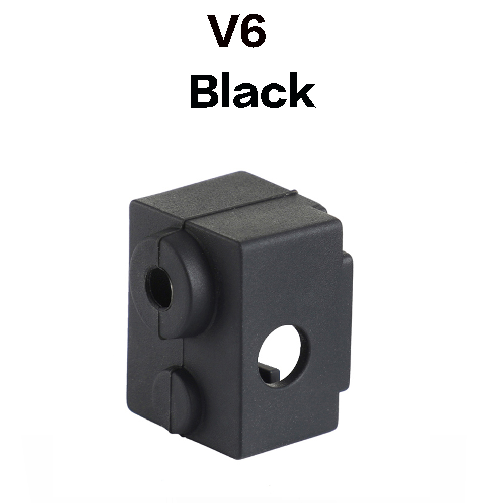 Para E3D V6/V5 MK7 MK8 MK9/Volnaco /BP6 calcetines de bloque de calor funda de silicona bloque calentador cubierta protectora Hotend para piezas de impresora 3D: Oro