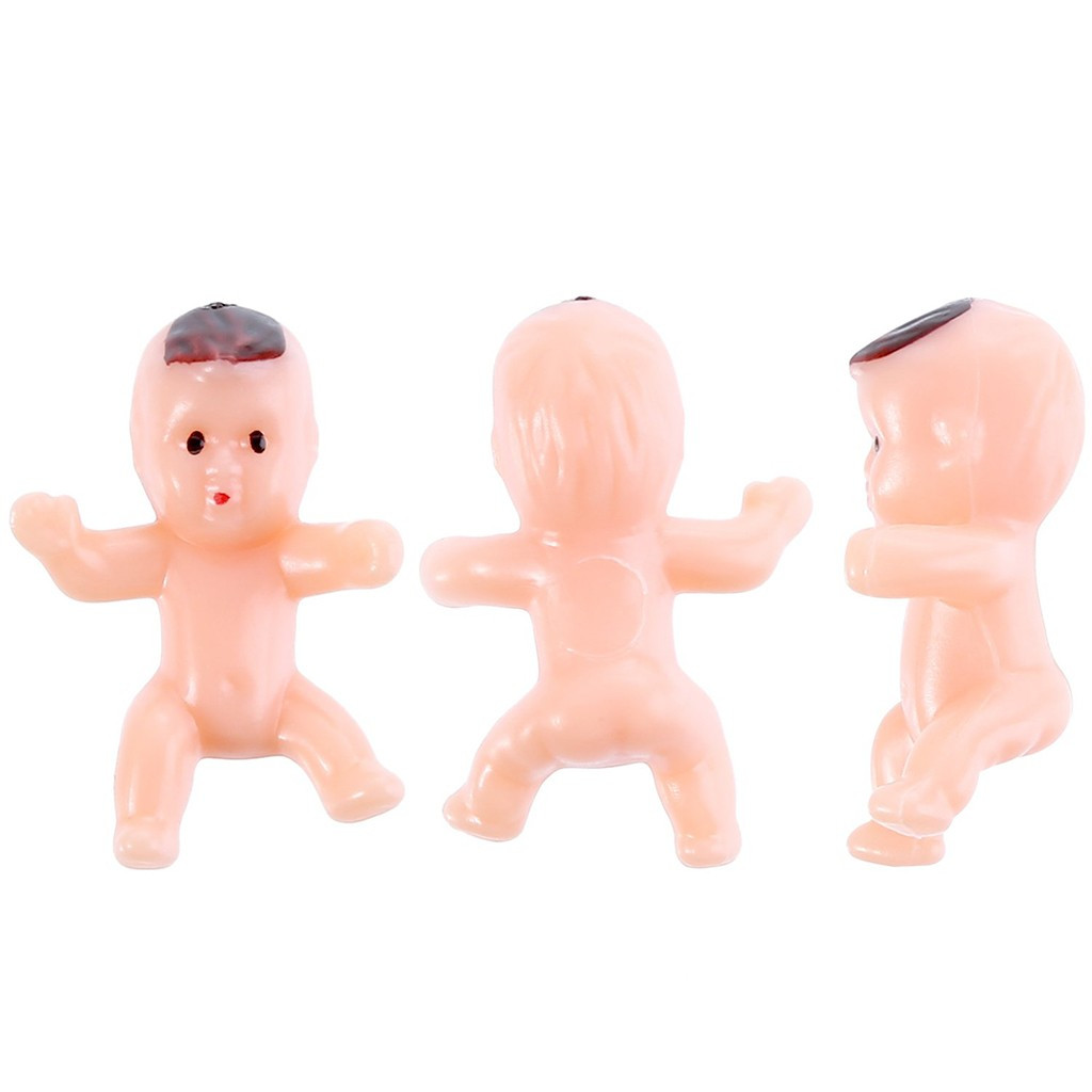 home decoration accessories 100 Pieces Mini Plastic Baby Favor Supplies for Baby Shower and Ice Cube Game