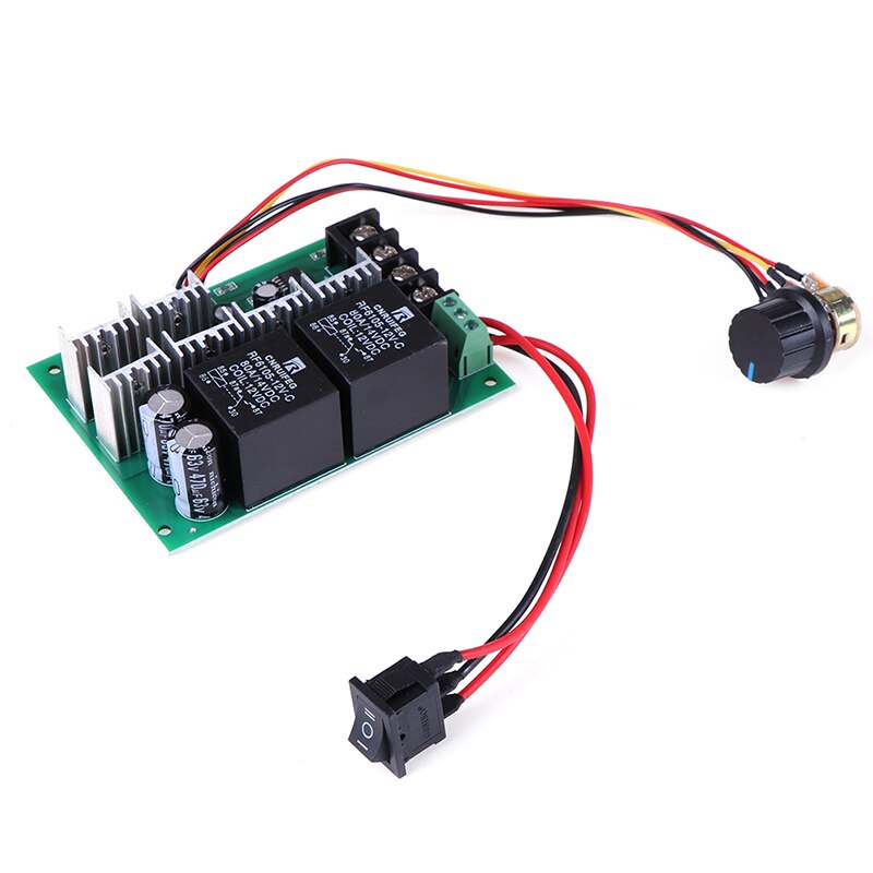 1 pièces DC 12/24/36/48v 40a Pwm régulateur de vitesse moteur Pwm interrupteur réversible