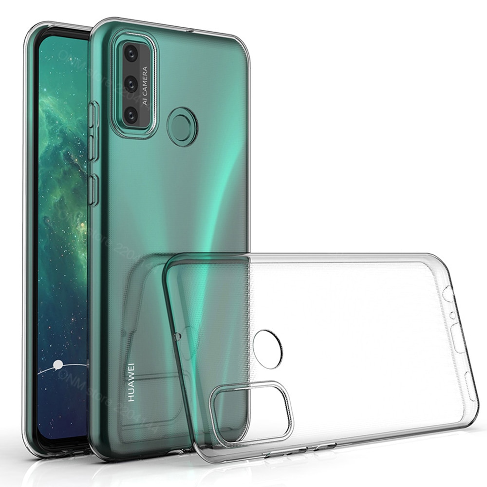 Coque pour Huawei P smart TPU silicone clair équipé pare-chocs étui souple pour Huawei P smart Z Pro Plus couverture arrière transparente