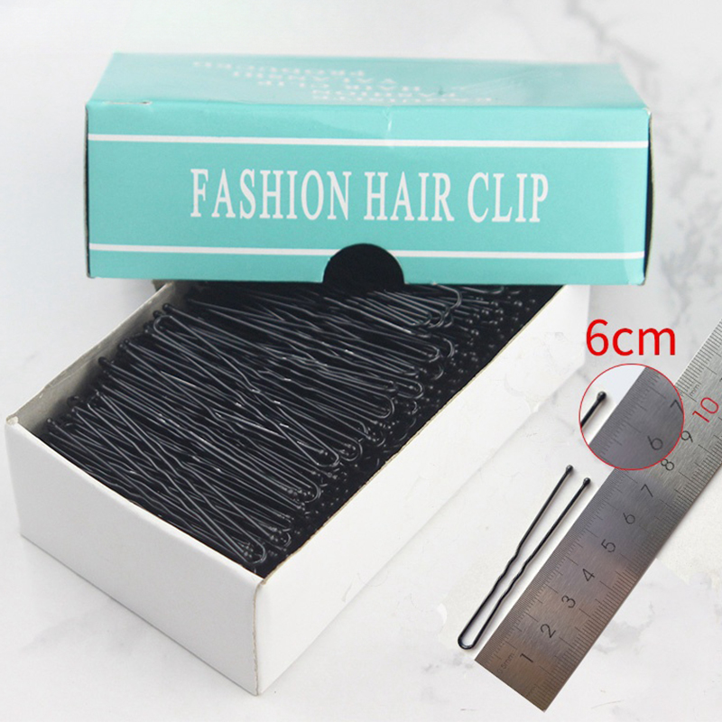 Preto Invisível Bobby Pin, uma linha de grampos de cabelo, Headwear descartável, Metal Waved Hairpins, BB presilhas, Headwear Hairgrips, 30 pcs, 180pcs: M / Lavanda